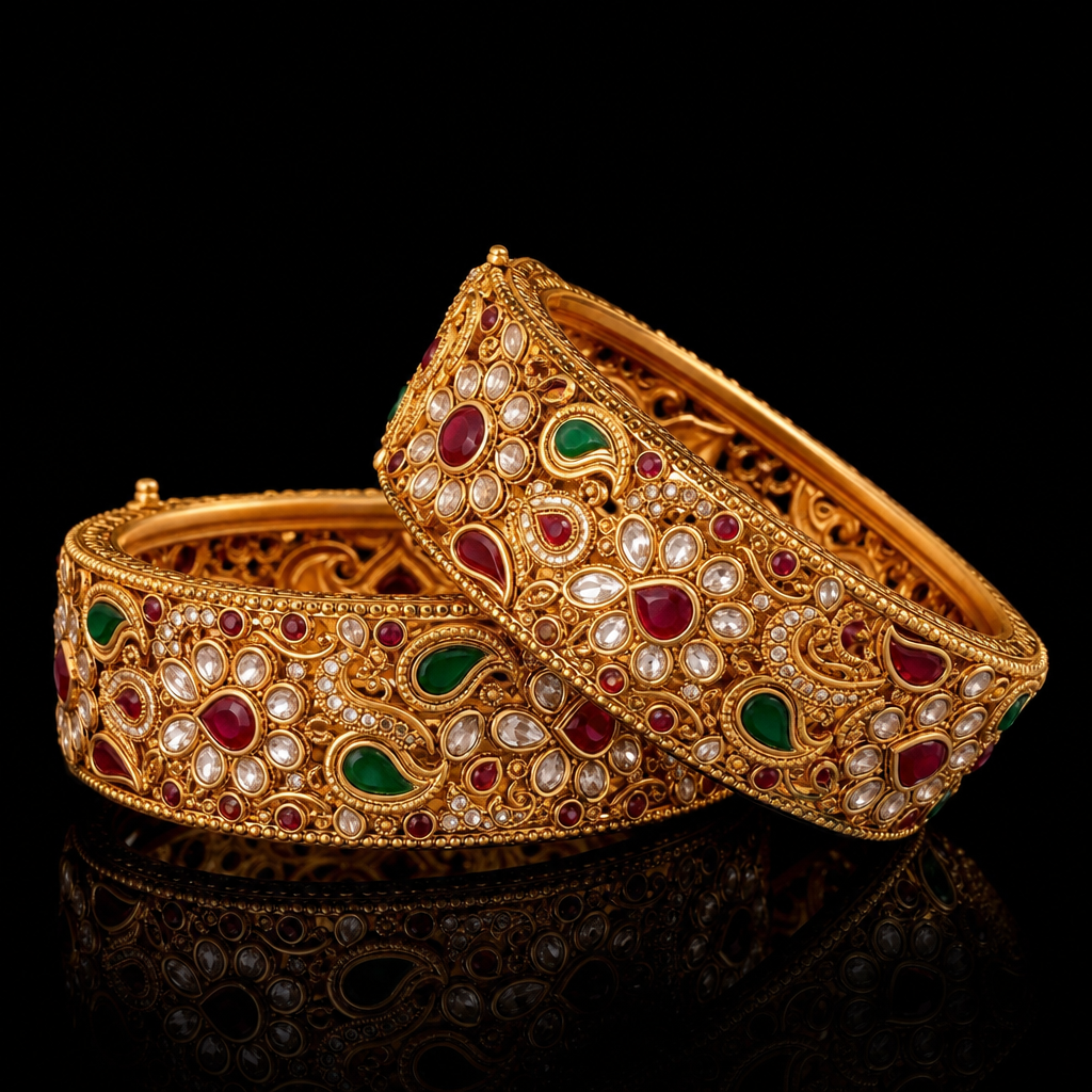 Kundan Bangle Pair
